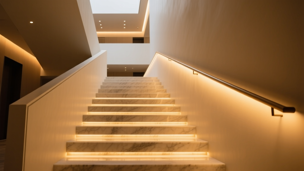Staircase Lighting Plan: NEC & IBC Code Compliance