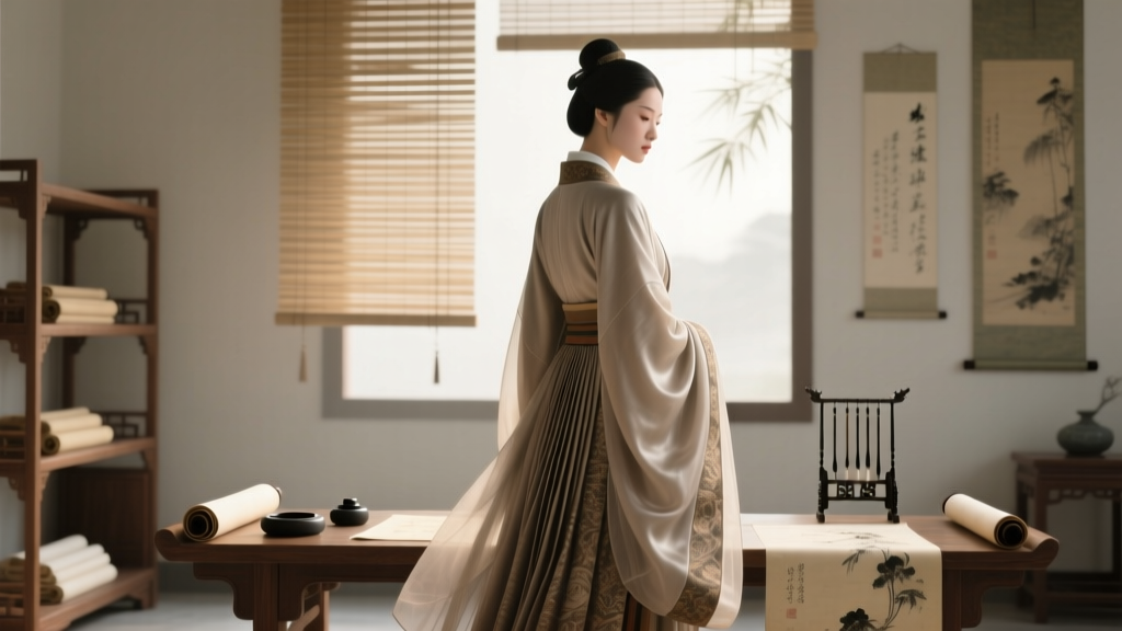 Decoding Hanfu History Through Classic Chinese Scroll Art