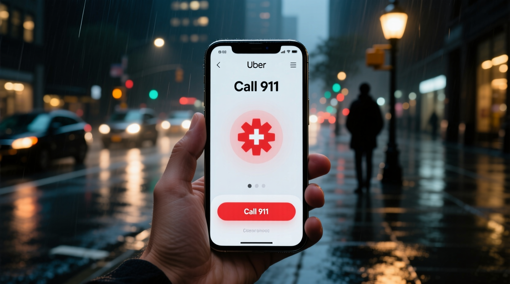how to use ubers new call 911 feature