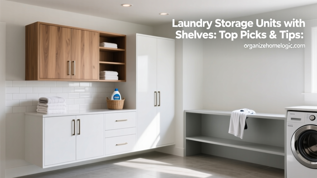 Laundry Storage Units with Shelves: Top Picks & Tips