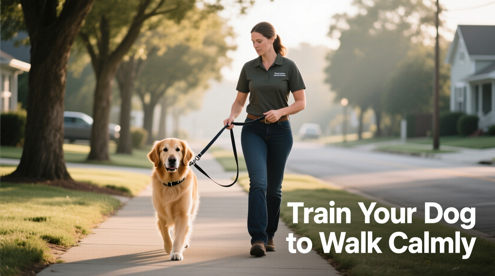 how to train your dog to walk calmly on a leash without pulling every step
