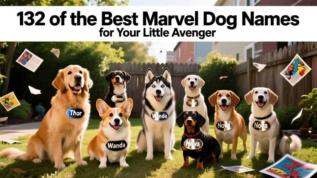 132 of the Best Marvel Dog Names for Your Little Avenger