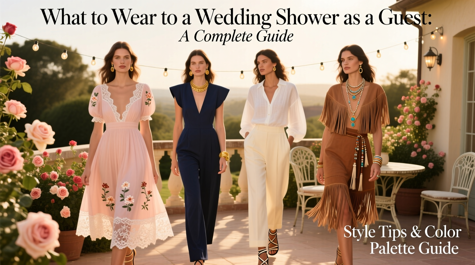 what to wear to a wedding shower as a guest
