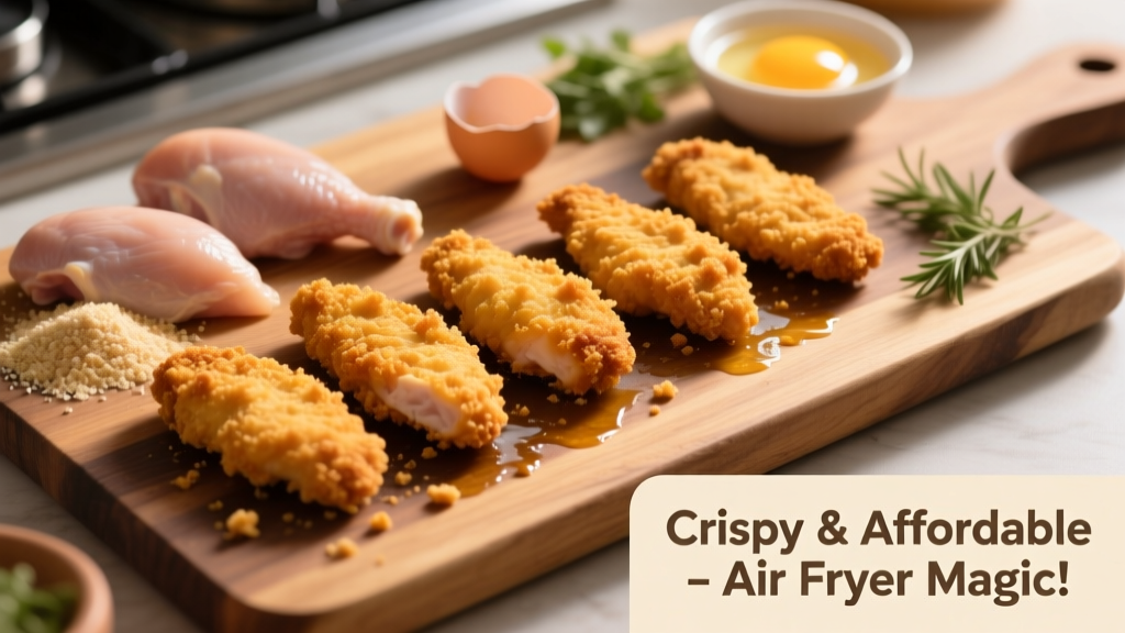 Air Fryer Breaded Chicken Tenderloins: Crispy & Budget-Friendly