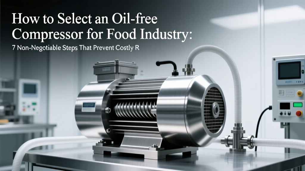 Oil-Free Compressors for Food: 7 Steps to ISO 8573 Class 0