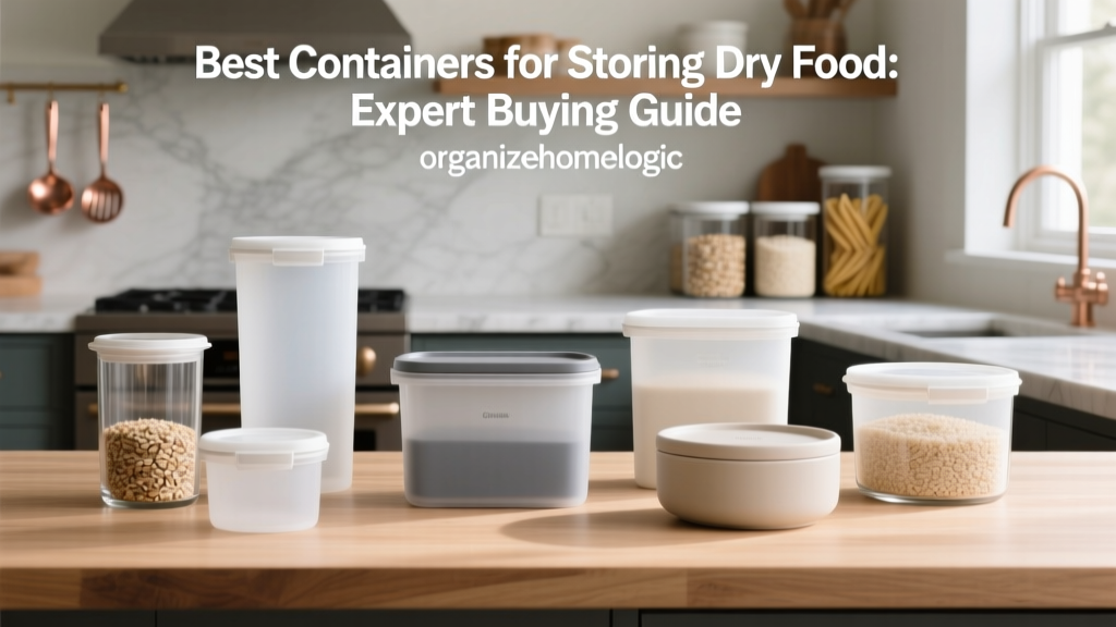 Best Containers for Storing Dry Food: Expert Buying Guide