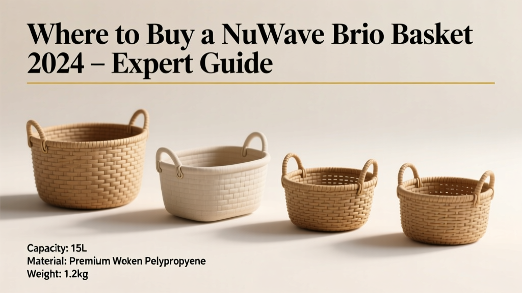 Where to Buy NuWave Brio Basket (2024 Guide)
