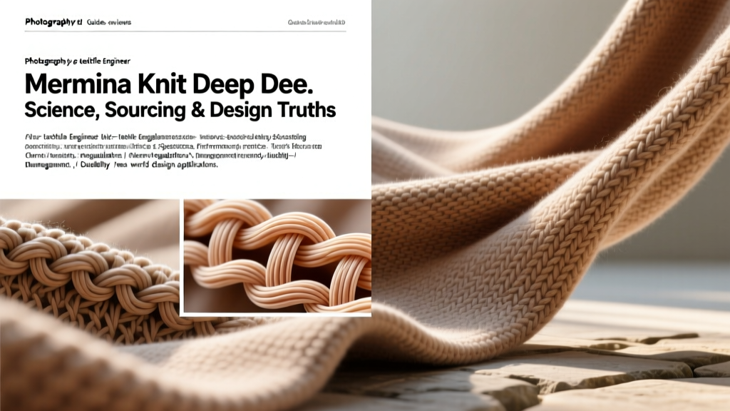 Merino Knit Deep Dive: Science, Sourcing & Design Truths