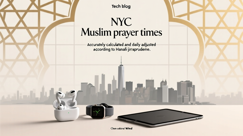 Accurate NYC Hanafi Prayer Times — Verified Daily