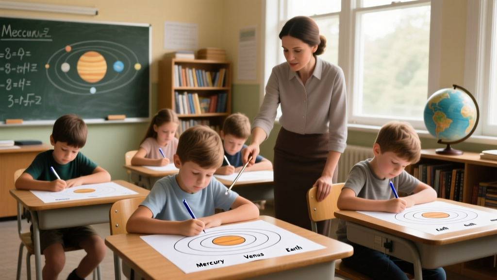 Planets of the Solar System Blanks: A Research-Informed Tool for Conceptual Mastery in Elementary Science Education
