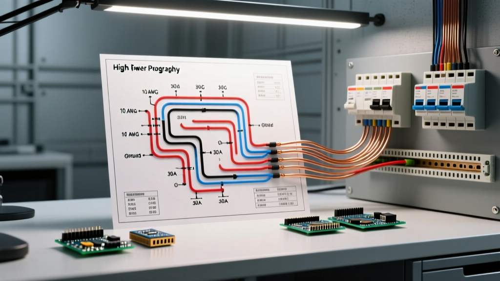 High-Power Wiring Diagram for a Radio: Breaker Panel & Fuse Guide