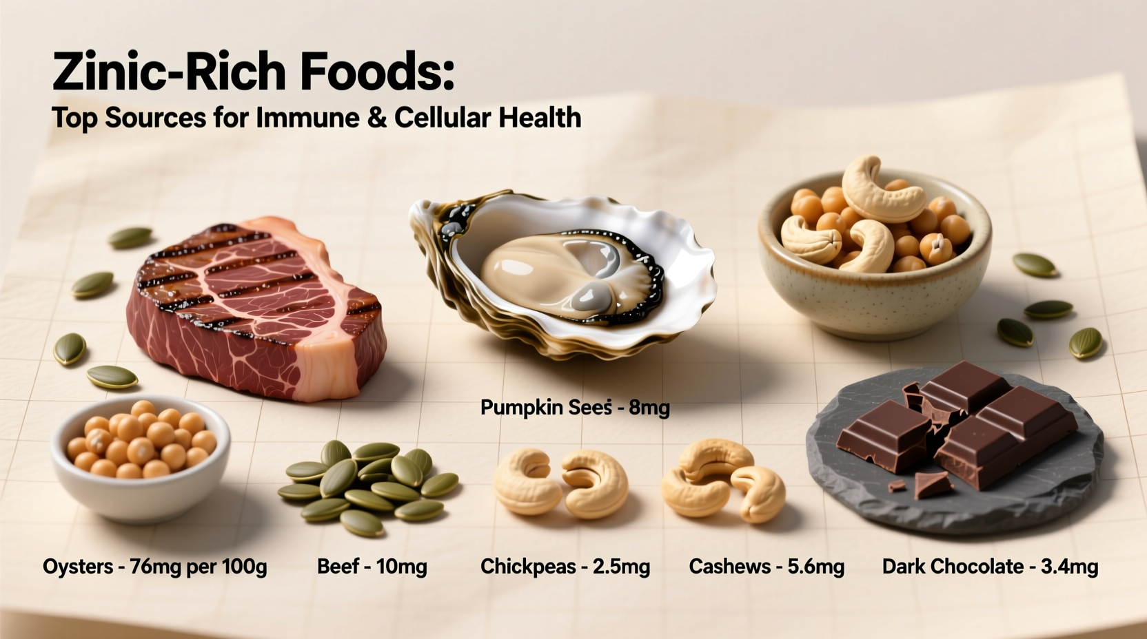 Top Zinc-Rich Foods: Complete Dietary Guide