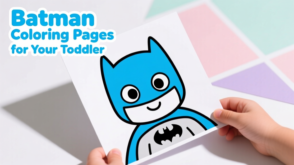 Batman Coloring Pages for Your Toddler: Safety-First Creative Play for Ages 2–4