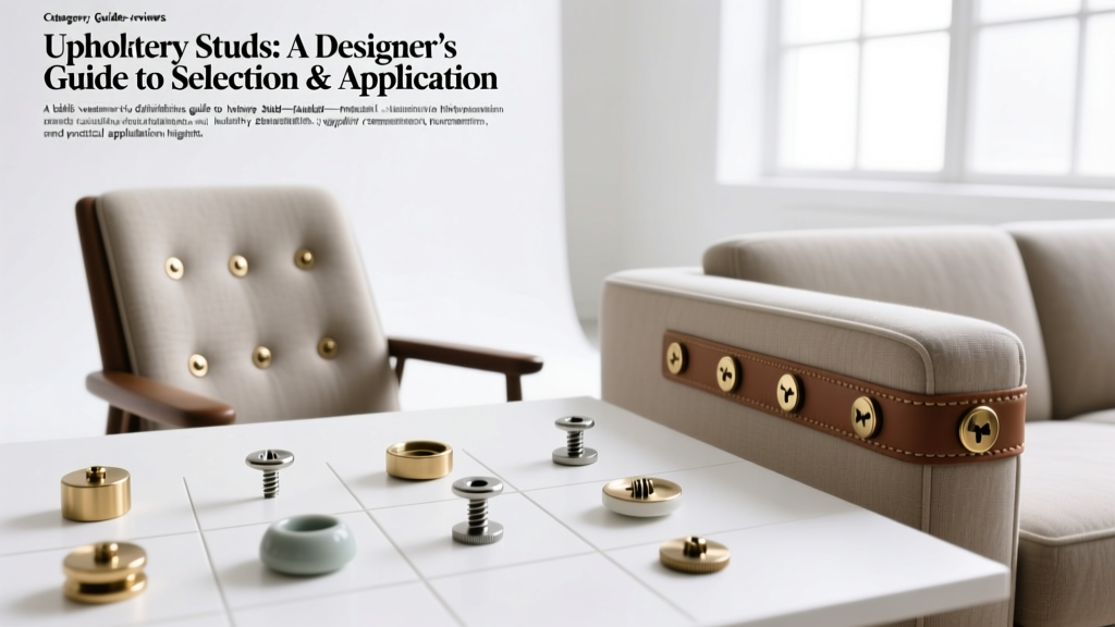 Upholstery Studs: A Designer’s Guide to Selection & Application