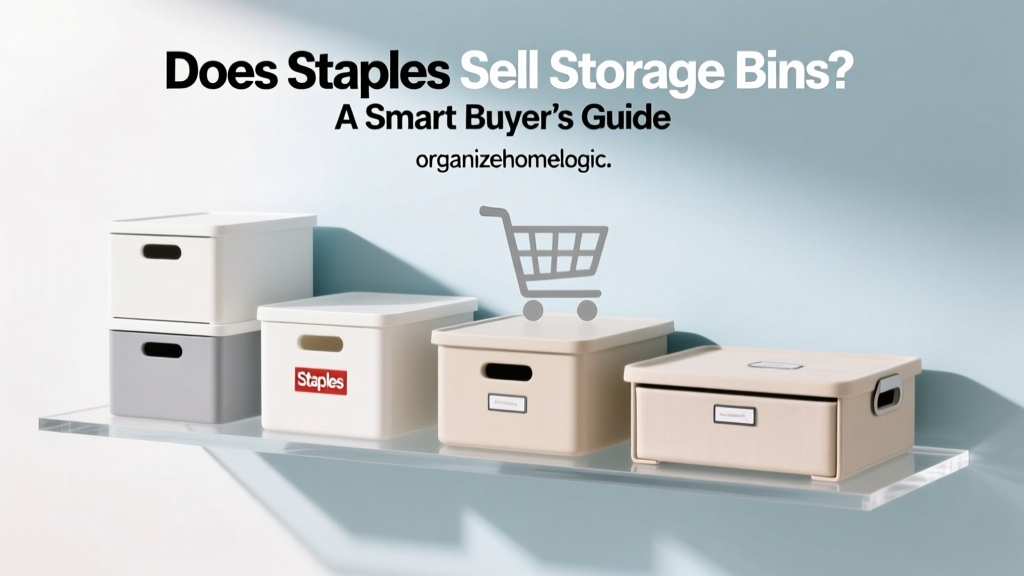 Does Staples Sell Storage Bins? A Smart Buyer’s Guide