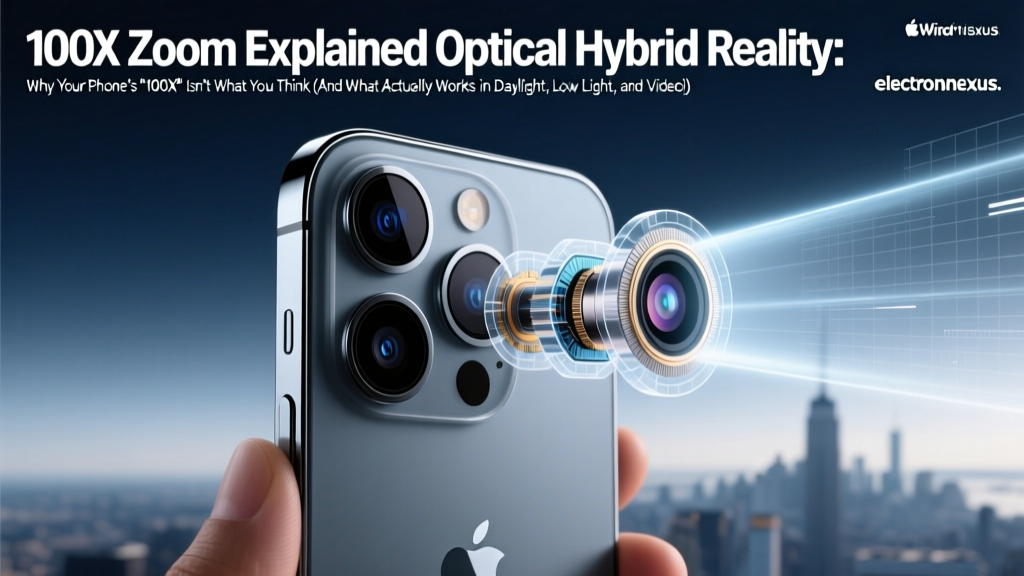 100X Zoom Explained Optical Hybrid Reality: Why Your Phone’s '100X' Isn’t What You Think (And What Actually Works in Daylight, Low Light, and Video)