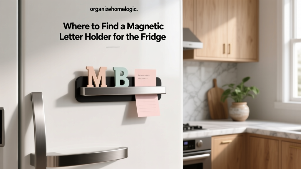 Where to Find a Magnetic Letter Holder for the Fridge