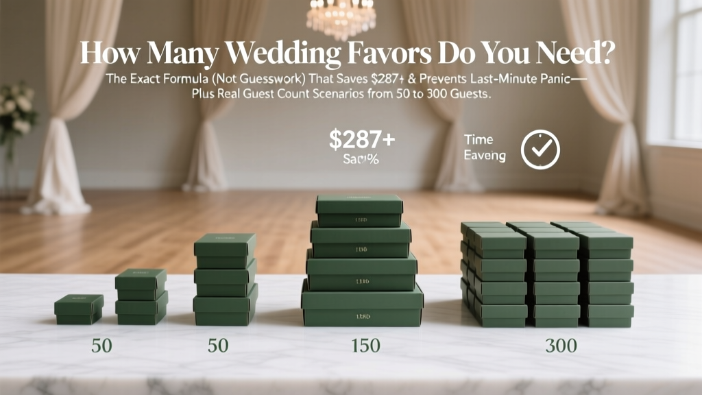 How Many Wedding Favors Do You Need (2026)