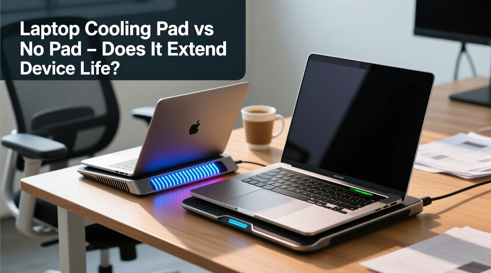 laptop cooling pad vs no pad does it extend device life