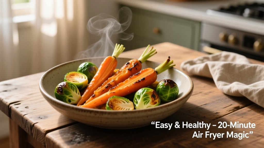 Air Fryer Carrots & Brussels Sprouts: Crispy, Easy & Healthy