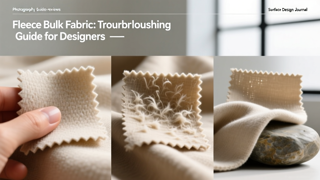 Fleece Bulk Fabric: Troubleshooting Guide for Designers