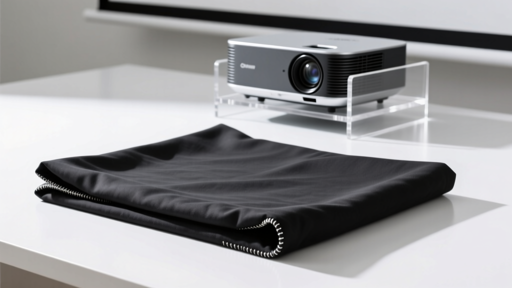 DIY Projector Screen from Blackout Fabric