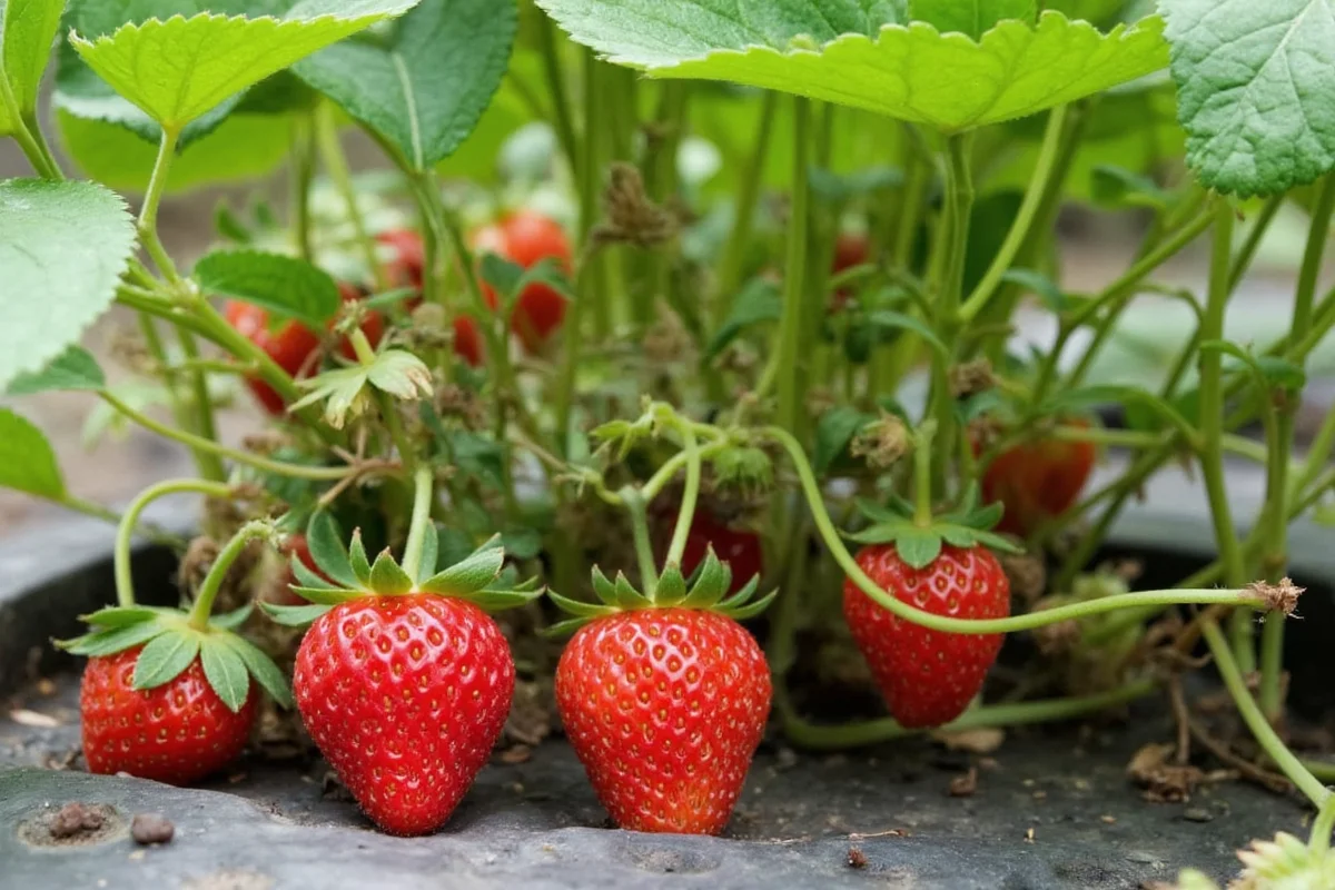 Strawberry Spacing for Square Foot Gardening