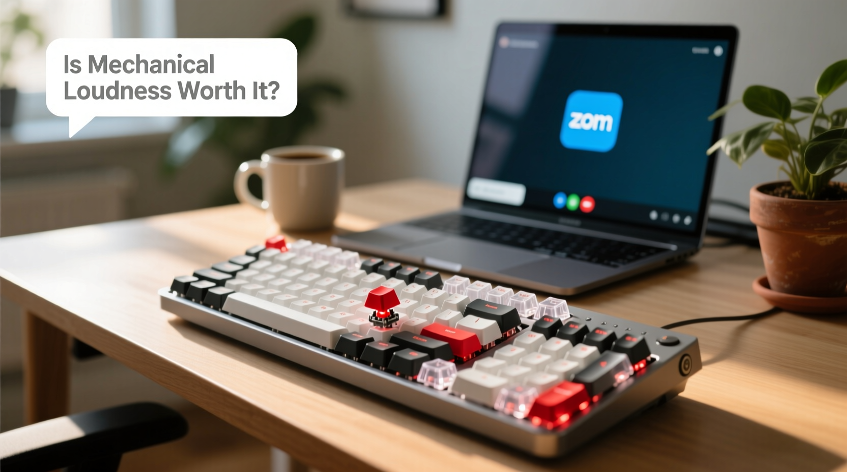 is mechanical keyboard loudness worth the typing experience for remote workers
