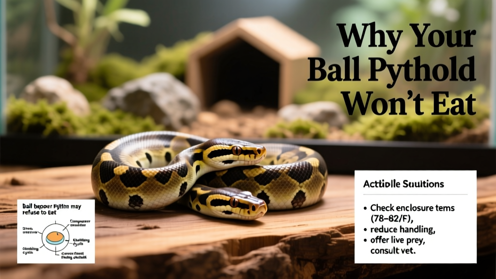 Why Your Ball Python Won’t Eat and What to Do
