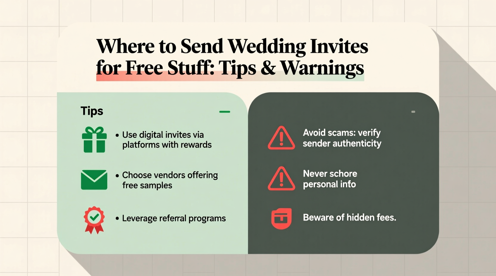 where to send wedding invites for free stuff