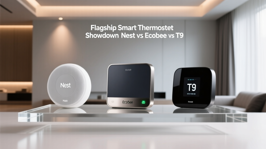 Flagship Smart Thermostat Showdown: Nest vs Ecobee vs T9