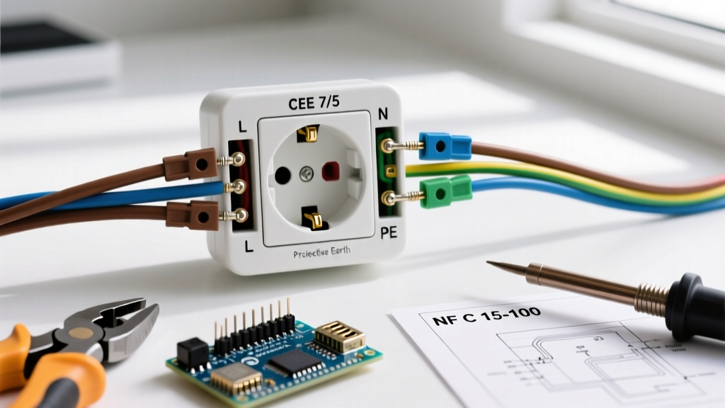 France Electrical Outlet Type E: Wiring Diagram & NF C 15-100 Guide