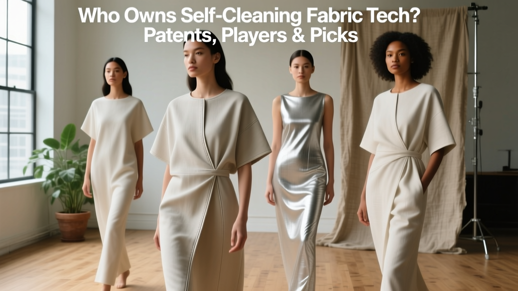 Who Owns Self-Cleaning Fabric Tech? Patents, Players & Picks