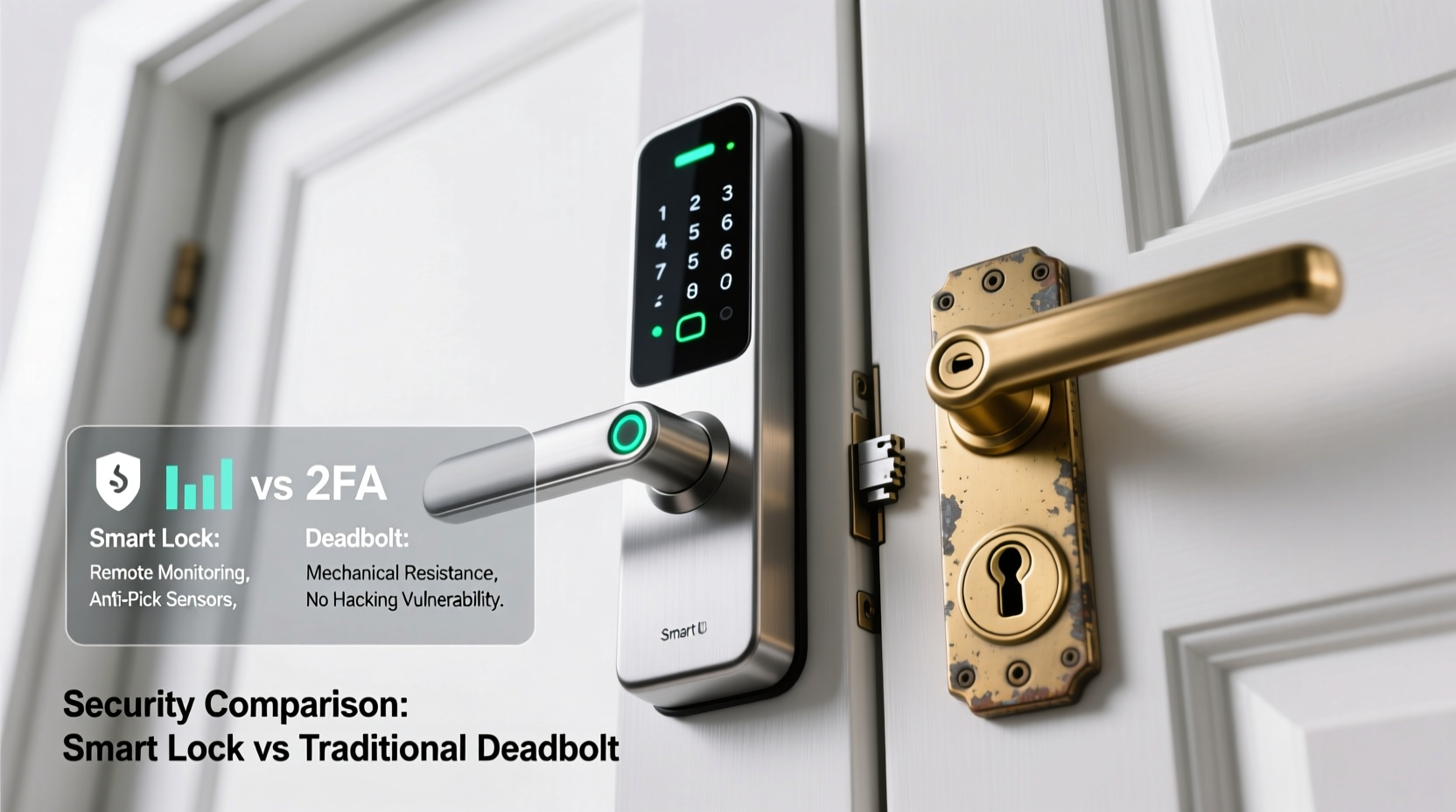 smart lock vs traditional deadbolt which is more secure