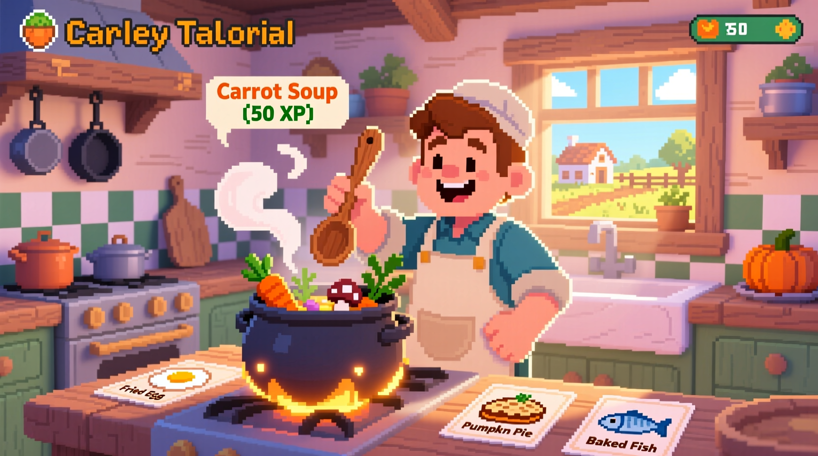how to cook in stardew valley