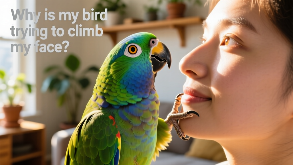 Why Is My Bird Trying to Climb My Face?