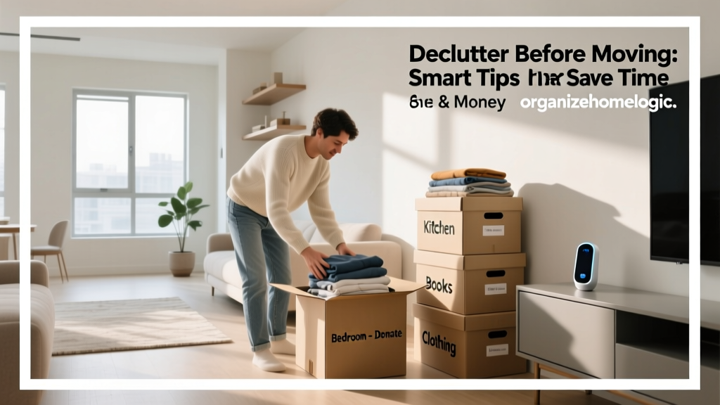 Declutter Before Moving: Smart Tips That Save Time & Money