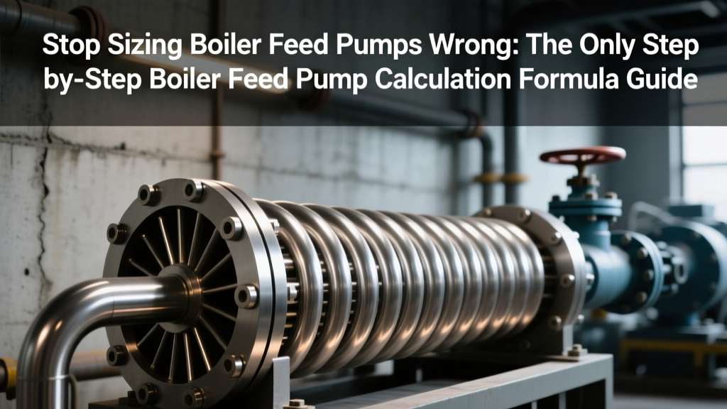 Boiler Feed Pump Calculation Guide: NPSH, API 610, Units