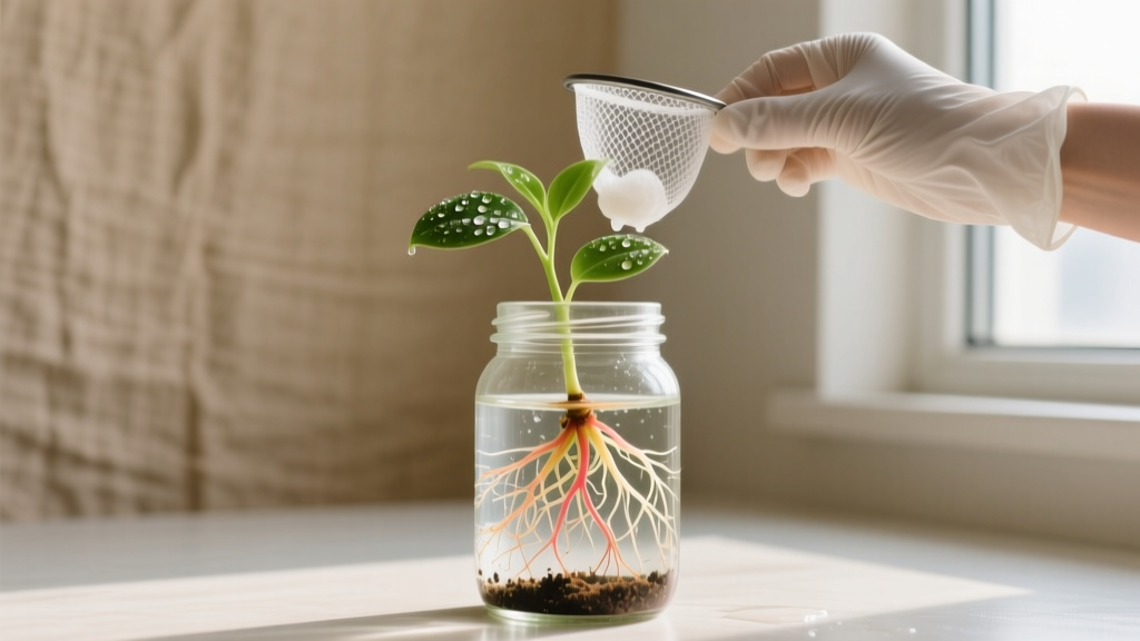 How to Clean Indoor Plant Roots from Seeds