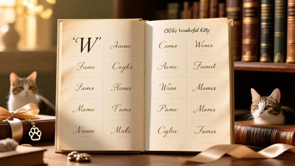 150 Cat Names That Start With W for Your Wonderful Kitty