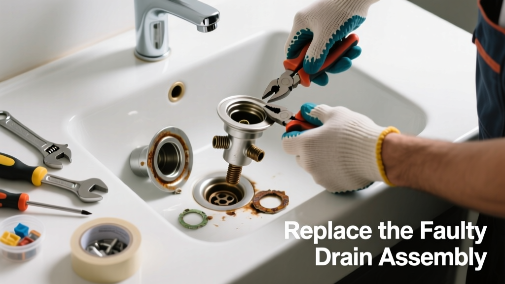Sink Not Draining? Replace the Faulty Drain Assembly