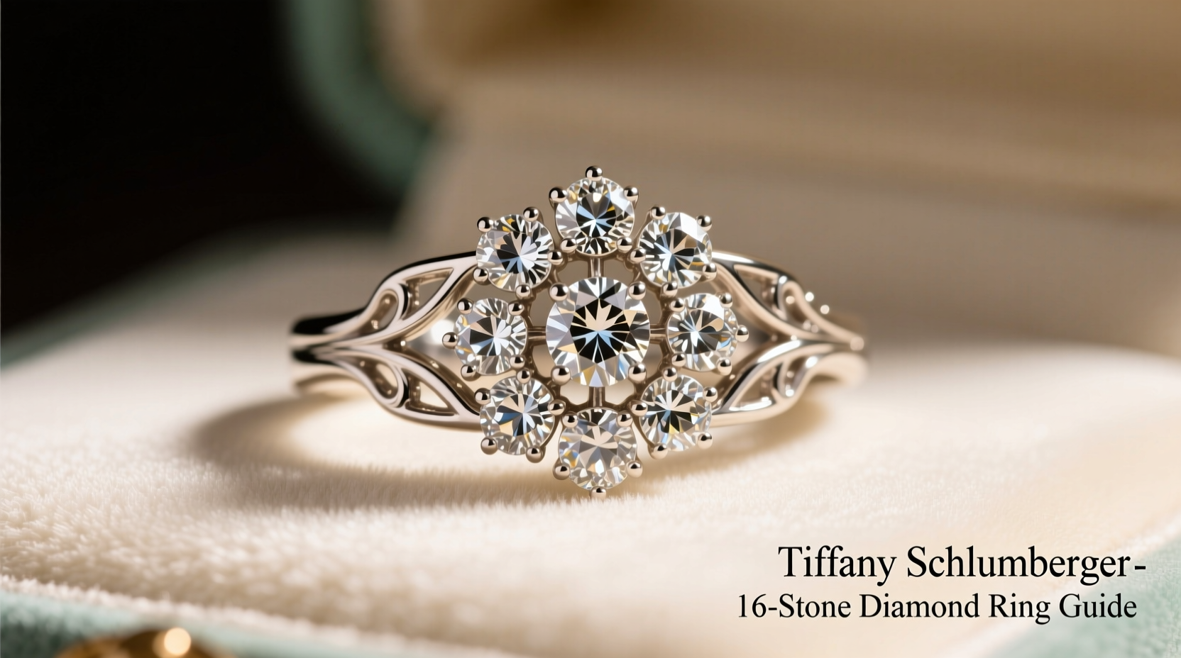 tiffany co schlumberger sixteen stone ring with diamonds