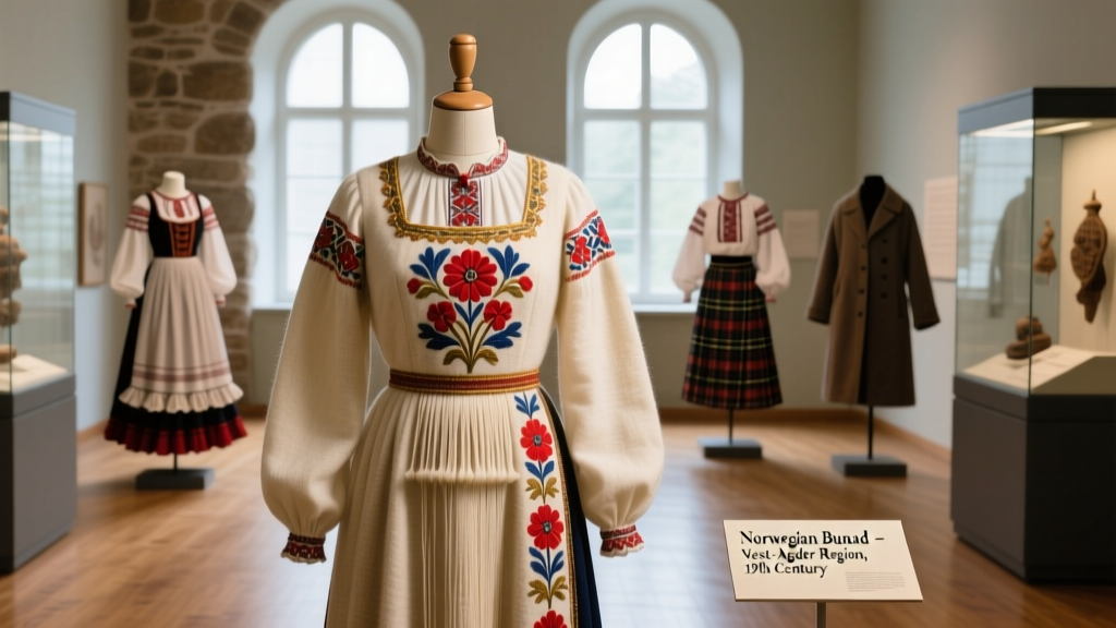 Norwegian Bunad Wool Carding And Rosemaling Embroidery Guide
