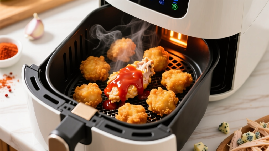 Air Fryer Buffalo Chicken Nuggets (Crispy & Juicy)