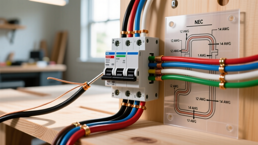 Electrical Wiring Circuit Breaker Wire Gauge and Color Code Guide