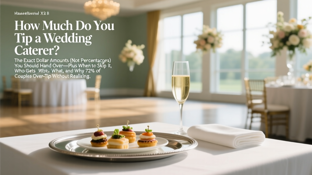 Wedding Caterer Tip Amounts (2026): When & How Much to Give