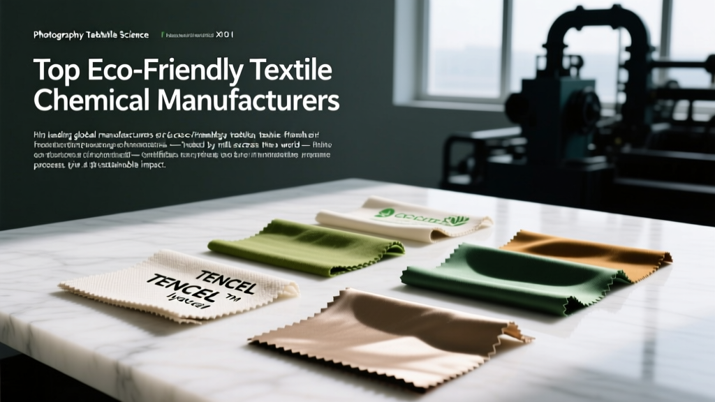 Top Eco-Friendly Textile Chemical Manufacturers
