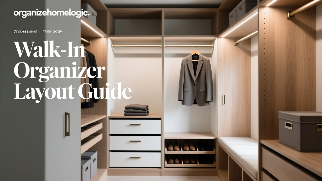 Walk-In Closet Organizer Layout Guide
