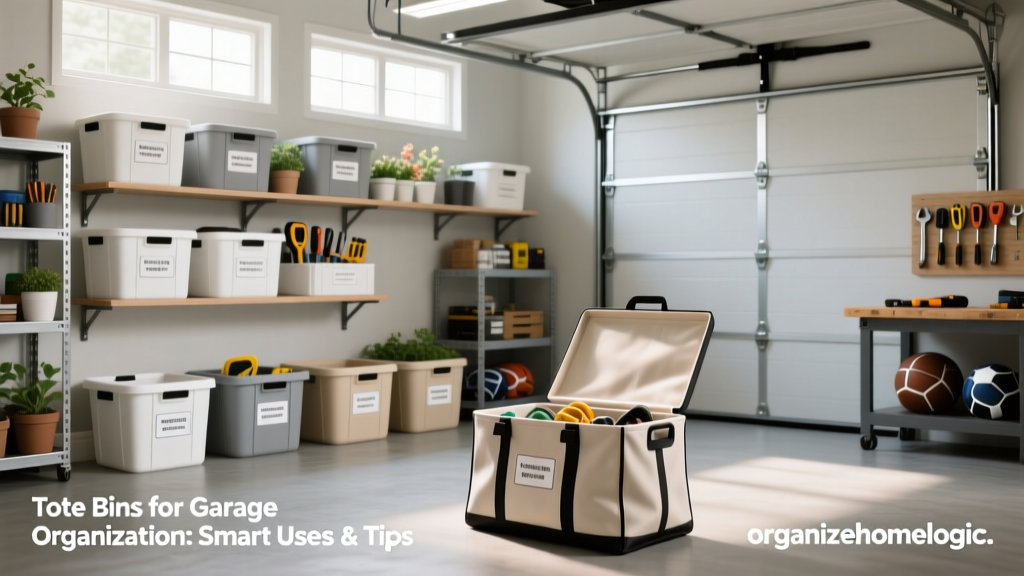 Tote Bins for Garage Organization: Smart Uses & Tips