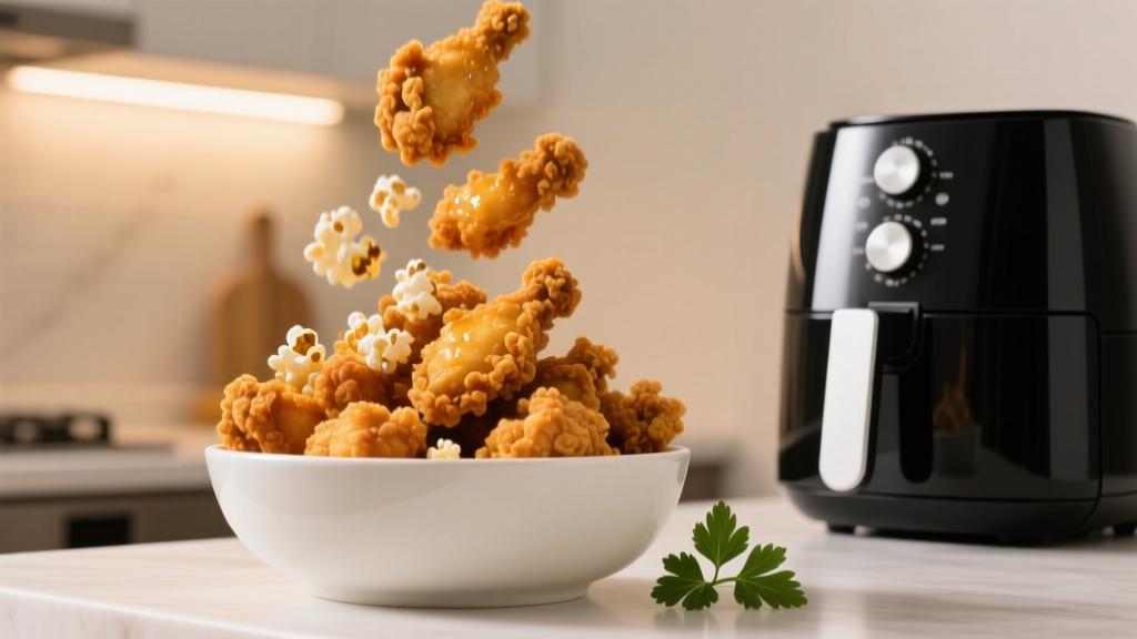 Crispy Air Fryer Popcorn Chicken (Fast & Easy!)